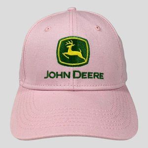 Women's John Deere Licensed Pink Hap / Cap Adjustable